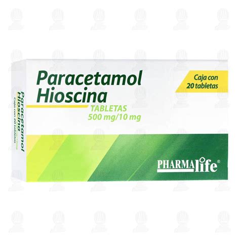 hioscina con paracetamol